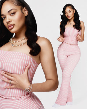 Striped Tube Top (pink)