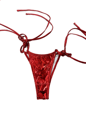 Ruby Red Kini Bottoms